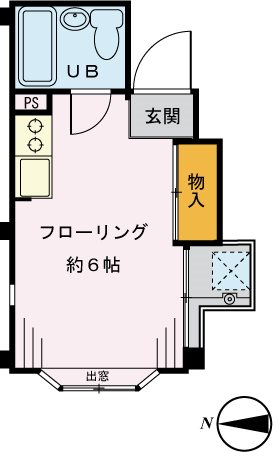 ラフォーレ高井戸１ 104号室 間取り