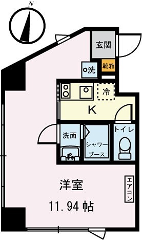 パルク北参道 間取り図