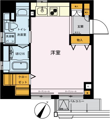 こもれび神田神保町 間取り図