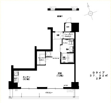 リリィパワーズレジデンスまちだ森野 206号室 間取り