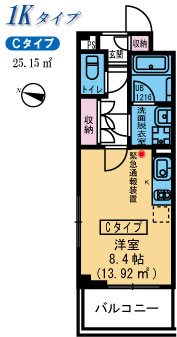 ロンジェヴィテえどがわ 間取り図