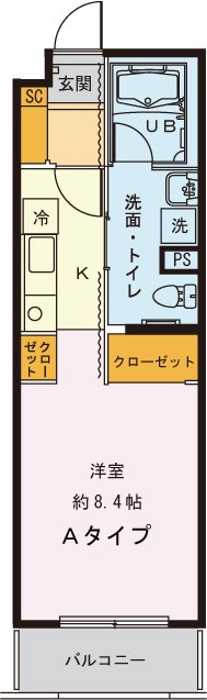 プレザントヒル緑園 210号室 間取り