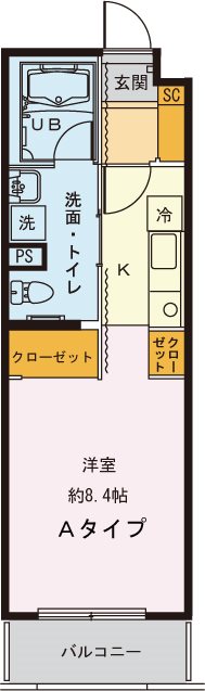 プレザントヒル緑園 301号室 間取り