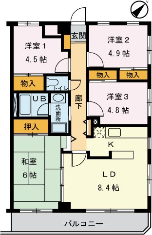 アネックス赤澤 間取り図