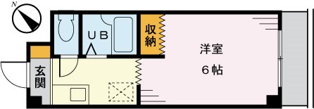 グリーンハイムスズキ 208号室 間取り