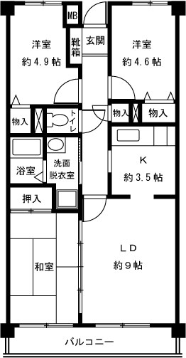 ヴィラ宮ノ下 間取り図