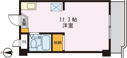 グリーンハイムヴェラ斉藤 308号室 間取り
