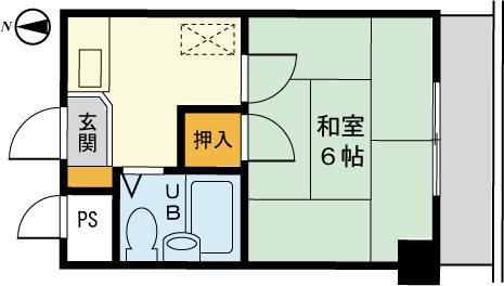 グリーンハイムみわ 間取り図