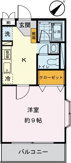 マリアージュ 201号室 間取り