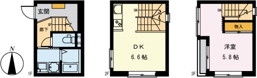 シエル 102号室 間取り