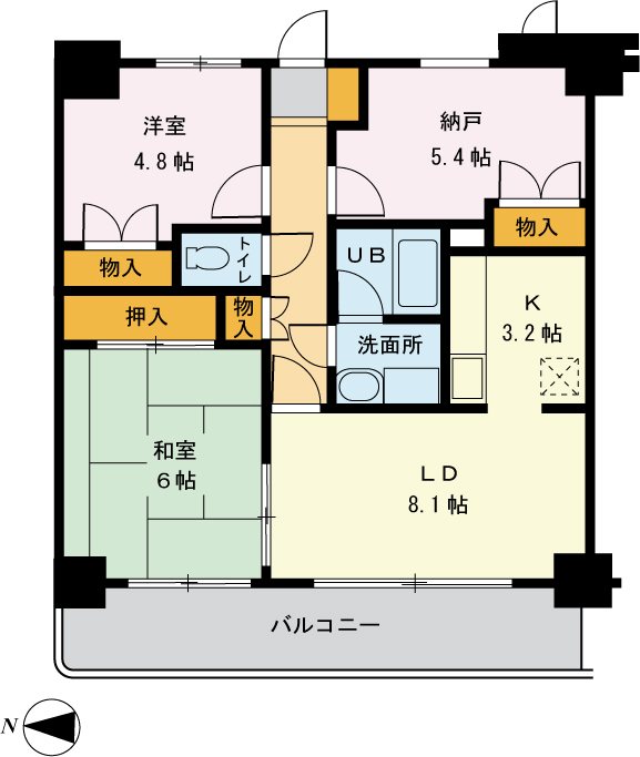 ウィングス葛西 201号室 間取り