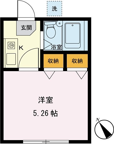 コンフォーリア 103号室 間取り