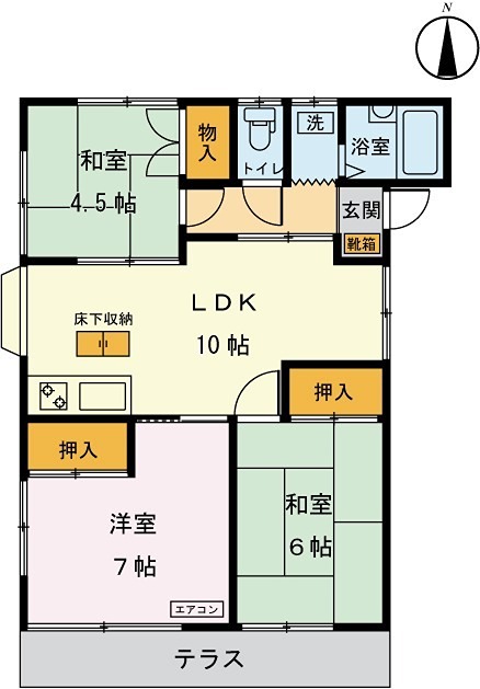寿荘（コトブキソウ） 102号室 間取り
