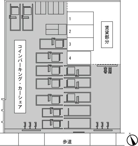 常盤台2丁目駐車場 2号室 間取り