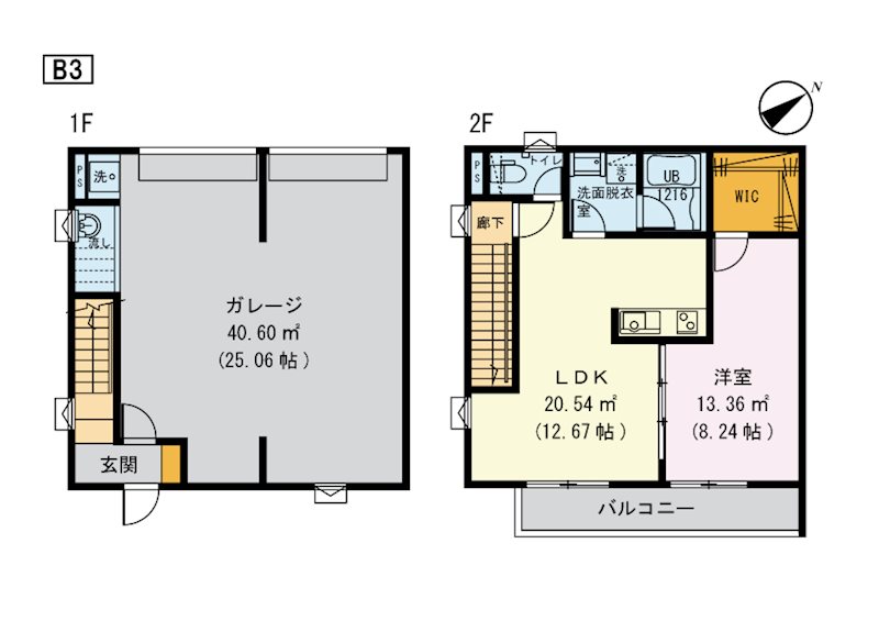 グランディール 間取り図