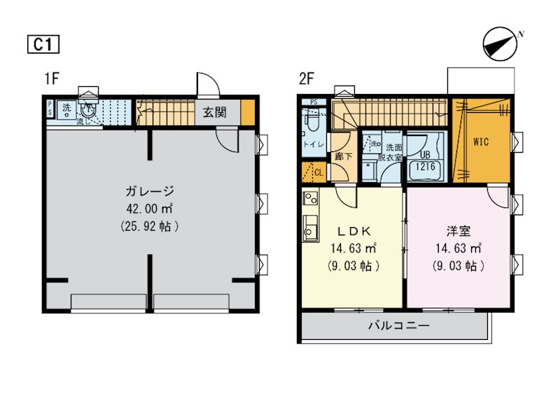 グランディール 間取り図