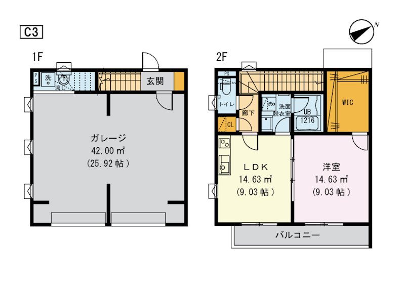 グランディール 間取り図