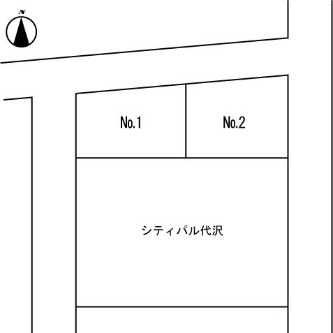 シティパル代沢駐車場 2号室 間取り