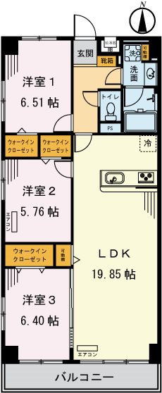 小日向マンション 間取り図