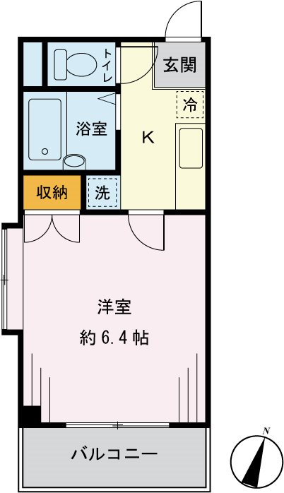 エレンシア 301号室 間取り