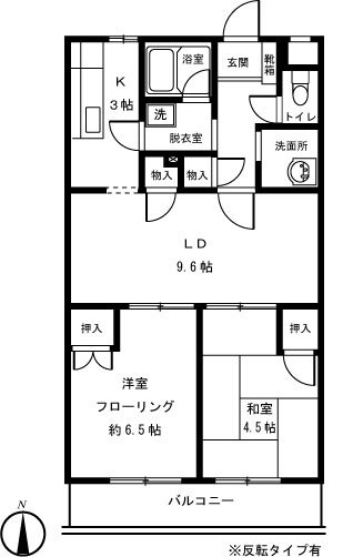 マグノリア千川 103号室 間取り