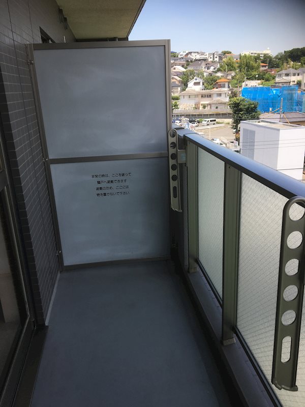 クール高田    ベランダ