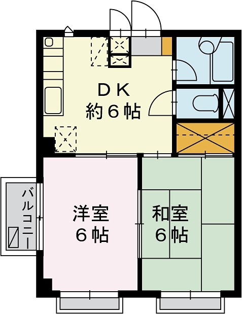 コンフォート片倉 302号室 間取り