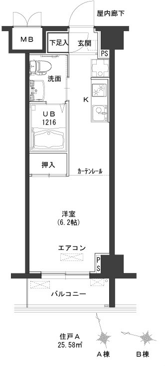 リリィパワーズレジデンス上大岡 317号室 間取り