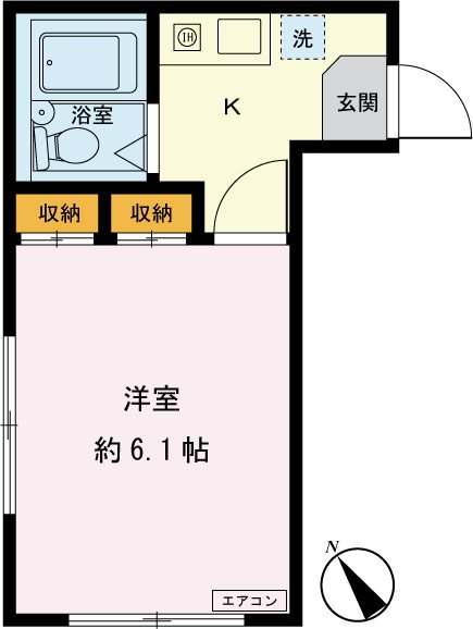 コンフォーリア 101号室 間取り