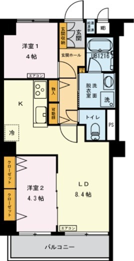 大森ハウス 間取り図