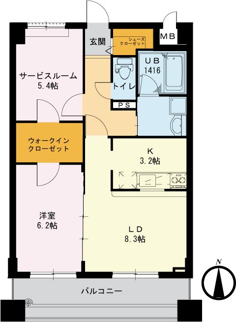 スペリオールパレス     間取り図