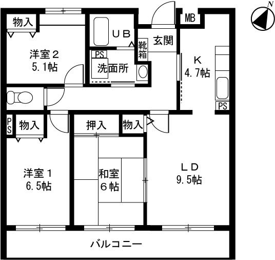 アビオン多摩川 間取り