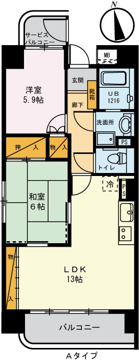 ラ・メゾンさくら 間取り