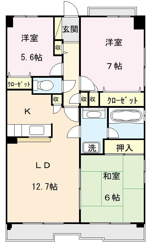パティオ大宮 間取り図