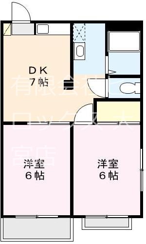 カーサ鈴木Ⅰ 間取り図