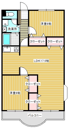 シャトーモンテーニュ大宮 404号室 間取り