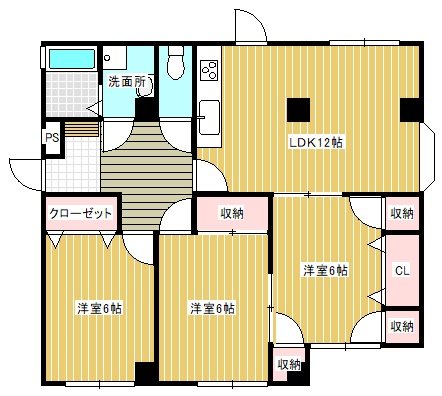 メゾンソレイユ 101号室 間取り