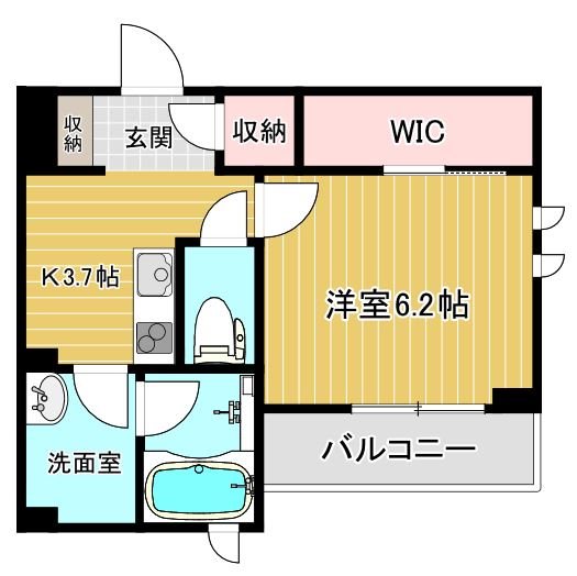 エステティーク 301号室 間取り