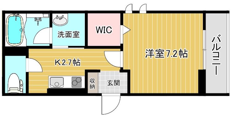 エステティーク 間取り図