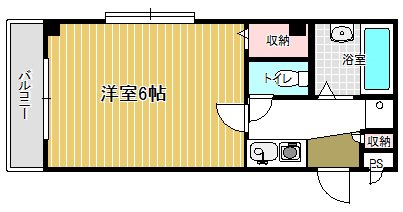 コンフォートマンション下町 749号室 間取り