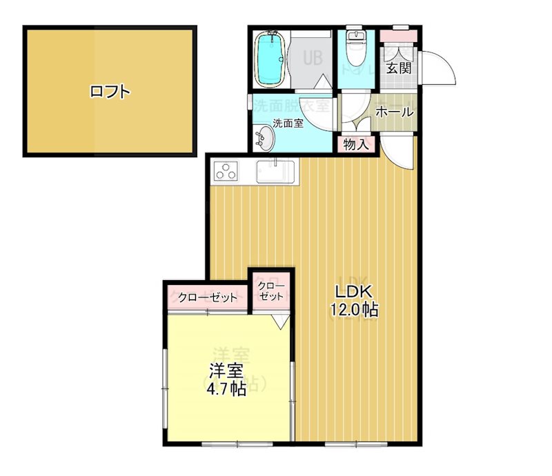 BestStage宮原 205号室 間取り