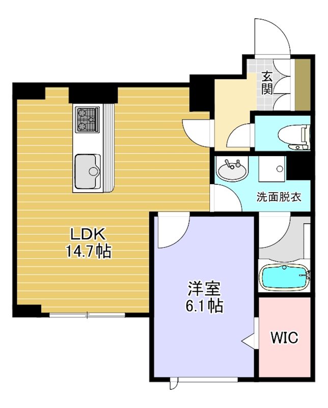 エルミタージュクール 間取り図