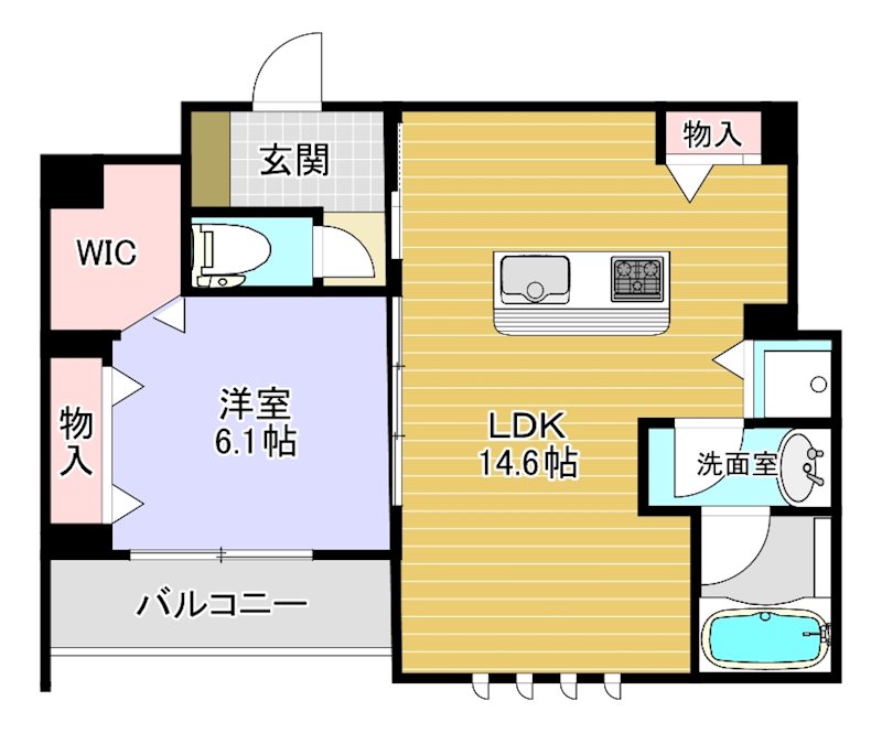 エルミタージュクール 間取り図