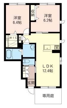 Or Comfort Ⅱ 101号室 間取り