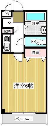 コンフォートマンション下町 726号室 間取り