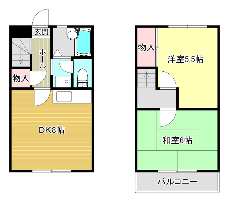 グラシアス桶川東 103号室 間取り