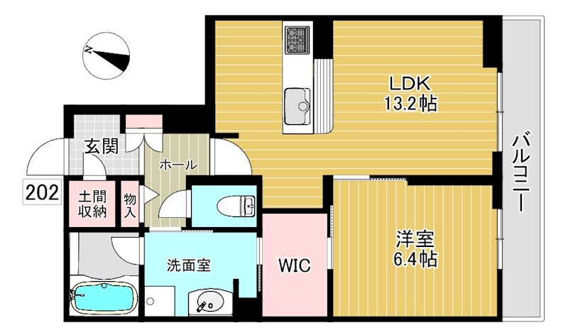 ヴィラ　フェリシア 間取り図
