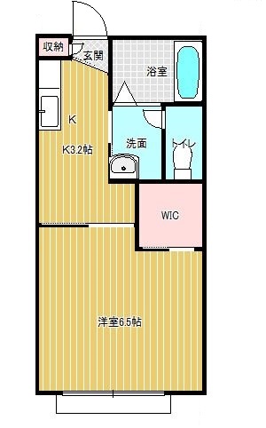 アウルビレッジB 間取り図