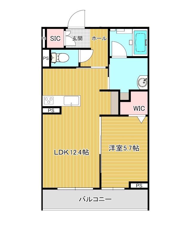リージャン 303号室 間取り