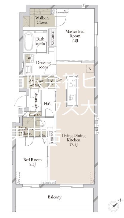 Hygge 203号室 間取り